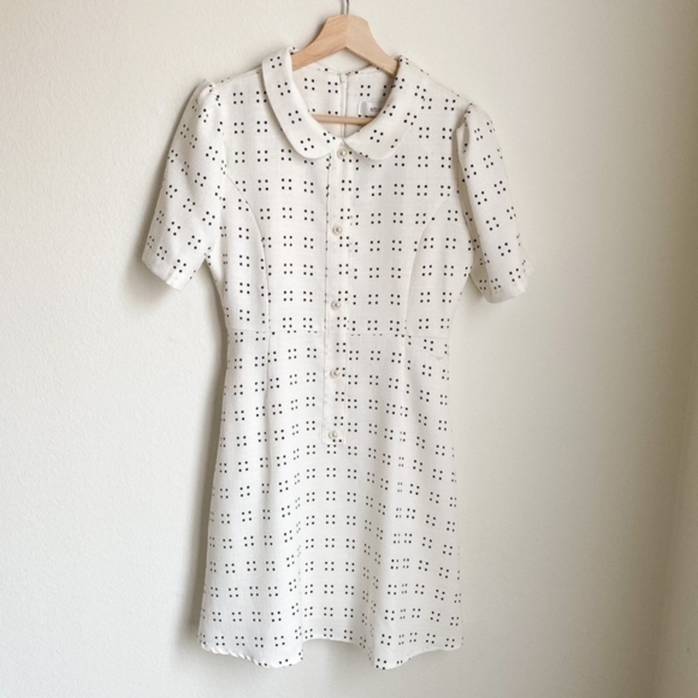 Storets polka dots with collar dress